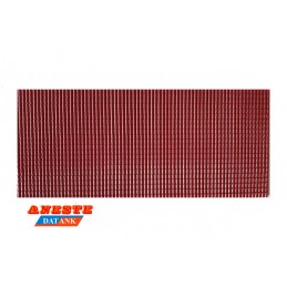 PLACA MURO TEJA ARABE ROJA H0