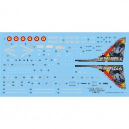 CALCAS 1/72 AVIONES AV-8B...