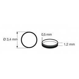 AROS DE ADHERENCIA 3,40 mm...