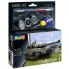 KIT 1/72 CARRO DE COMBATE CHALLENGER I CON PINTURAS Y PEGAMENTO