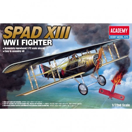 Flugzeuge - Roden - SPAD XIII c1 WWI maquette avion kit plastique réf
