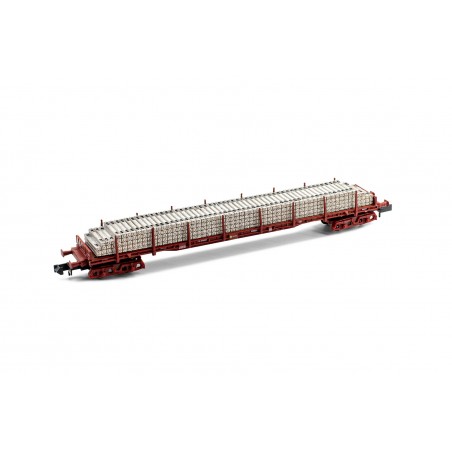 Camion Avec Un Corps Entièrement Chargé De Blocs De Béton Avec Du