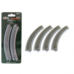 VIA CURVA R 216 mm 45º...
